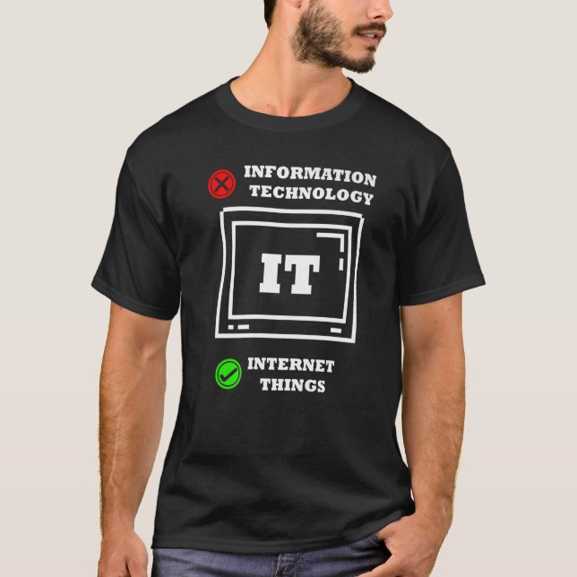 T-shirt Chose Internet Programmeur informatique Technologi (Devant)