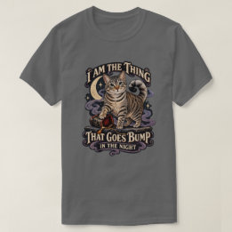 T-shirt Chose Qui Fait Boum Dans La Nuit Chat Halloween