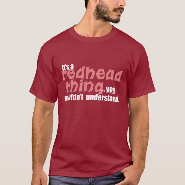T-shirt Chose rousse (Devant)