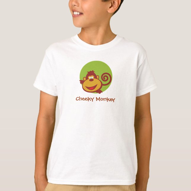 T-shirt Chose sauvage - chemise - singe effronté (Devant)