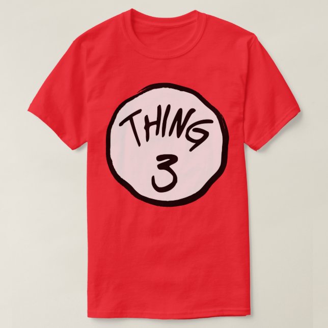 T-shirt Chose trois (Design devant)