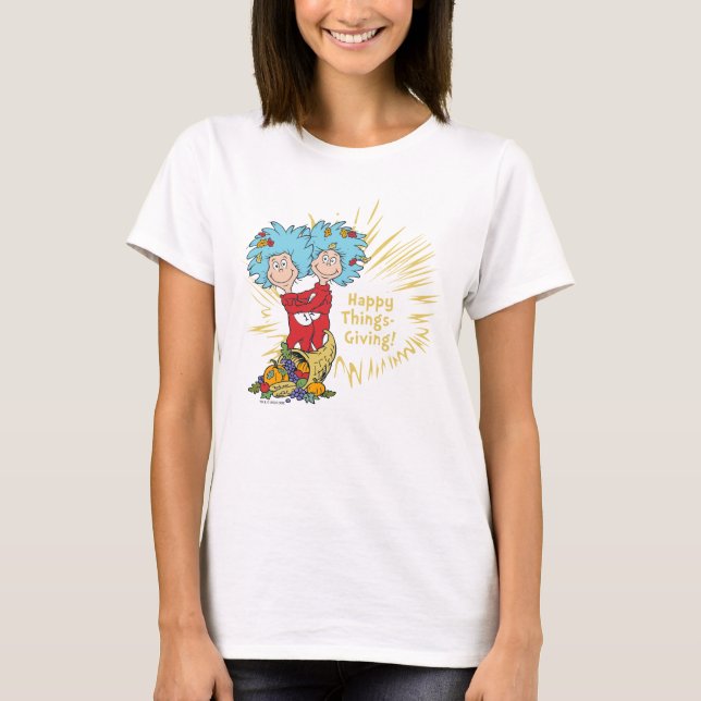 T-shirt Chose Un Chose Deux Fête Des Choses! (Devant)
