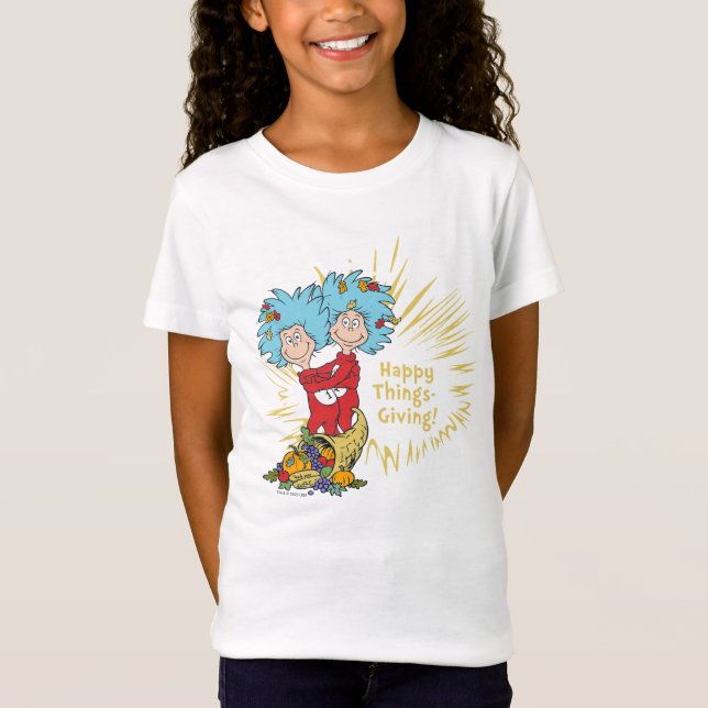 T-Shirt Chose Un Chose Deux Joyeuse Choses-À-Donner ! (Devant)