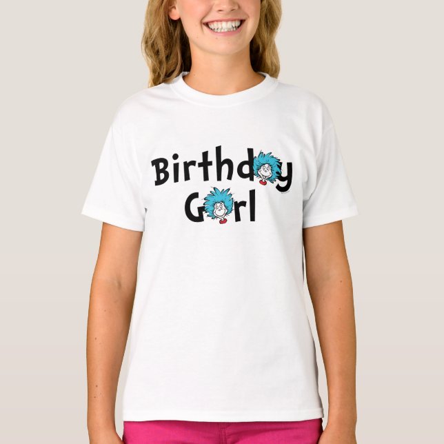 T-shirt Chose Une Chose Deux Jumeaux Anniversaire | Fille  (Devant)