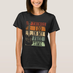 T-shirt Choses d'impression arrière que je fais dans mon t