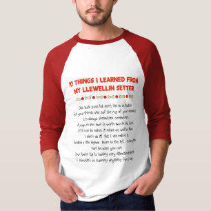 T-shirt Choses drôles I appris de mon poseur de Llewellin