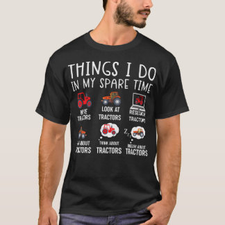T-shirt Choses Drôles Que Je Fais Dans Mon Temps Libre Con