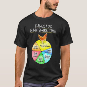 T-shirt Choses que je fais à mes moments perdus éleveuse d