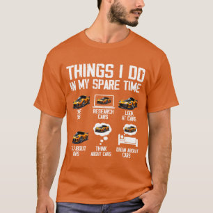 T-shirt Choses que je fais dans mon temps libre Amateur de