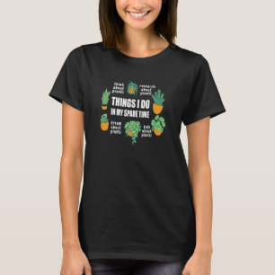 T-shirt Choses que je fais dans mon temps libre Plan potag