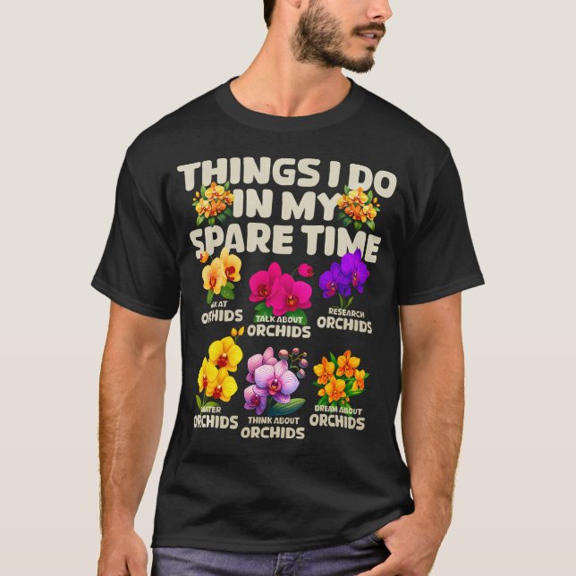 T-shirt Choses que je fais pendant mon temps libre (Devant)