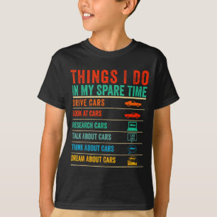 T-shirt Choses que je fais pendant mon temps libre Amateur