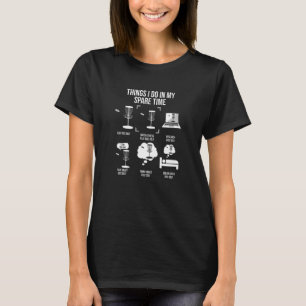 T-shirt Choses que je fais pendant mon temps libre Joueur