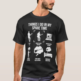 T-shirt Choses que je fais pendant mon temps libre Joueur
