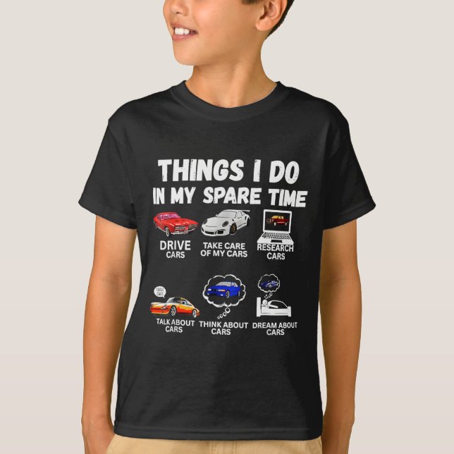 T-shirt Choses que je fais pendant mon temps libre Passion (Devant)