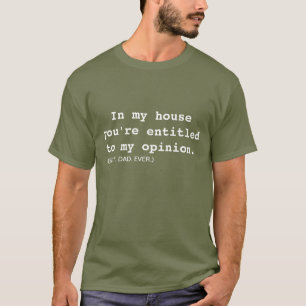T-shirt Choses sarcastiques que Papa dit