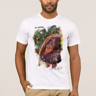T-shirt Choses sauvages/T-shirt de société orang-outan de