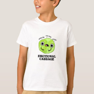 T-shirt Chou émotionnel amusant Veggie Pun