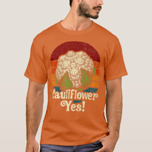 T-shirt Chou-fleur oui drôle de jardinier de légumes 322