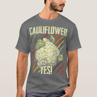 T-shirt Chou-fleur Oui Drôle de légume Jardinier  329