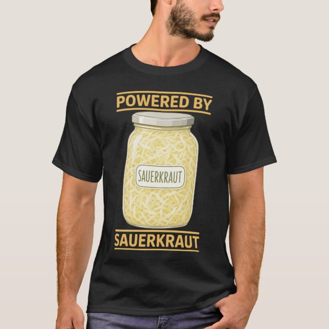 T-shirt Choucroute Propulsé Par Choucroute (Devant)