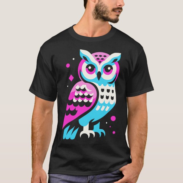 T-shirt chouette 1 (Devant)