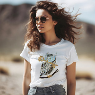 T-shirt Chouette à cornes de minuit