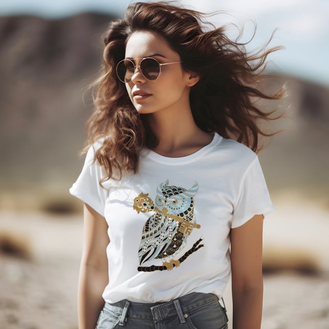 T-shirt Chouette à cornes de minuit (Créateur téléchargé)