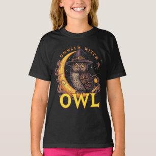 T-shirt Chouette à sorcière éffrayante Parfait pour le pla