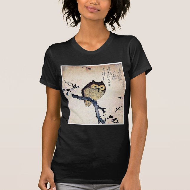 T-shirt Chouette asiatique (Devant)