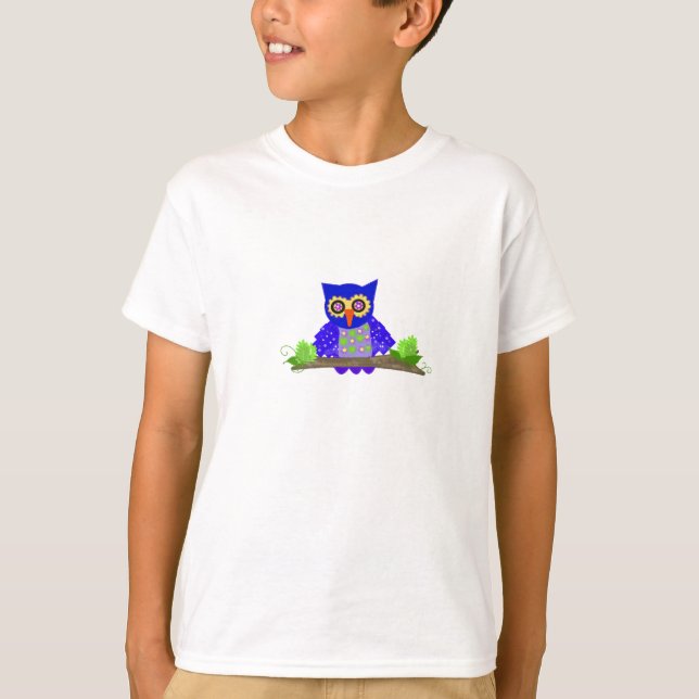T-shirt Chouette aux Yeux Google (Devant)