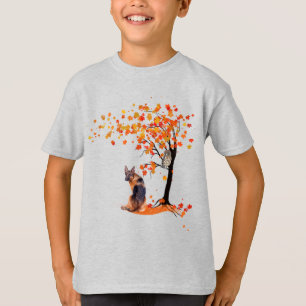 T-shirt Chouette bergère allemande et propriétaire de chie