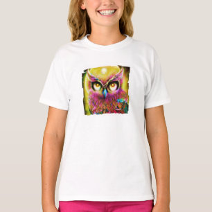T-Shirt chouette bohème