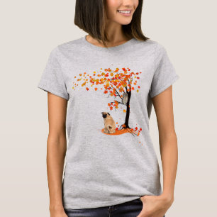 T-shirt Chouette carlin Et Arbre Automne Propriétaire Carl