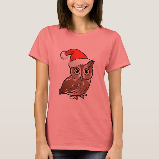 T-shirt Chouette de l'Est Père Noël (Devant)