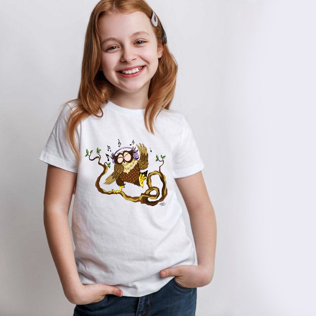 T-shirt Chouette de musique (Créateur téléchargé)