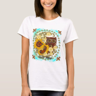 T-shirt Chouette de tournesol