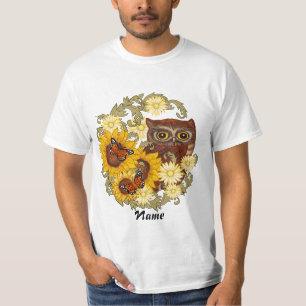 T-shirt Chouette de tournesol