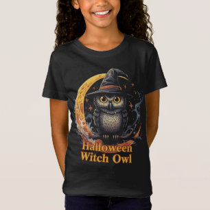 T-Shirt Chouette déplaisante en sorcière Casquette pour Ha