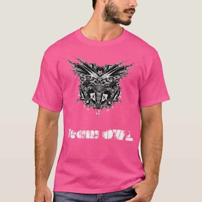 T-shirt Chouette d'équipe Edm Shirt - Chouette Techno à ba (Devant)