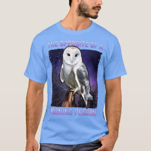 T-shirt Chouette des neiges En face d'une personne du mati