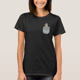 T-shirt Chouette D'Espion Mécanique D'Oiseau En Poche