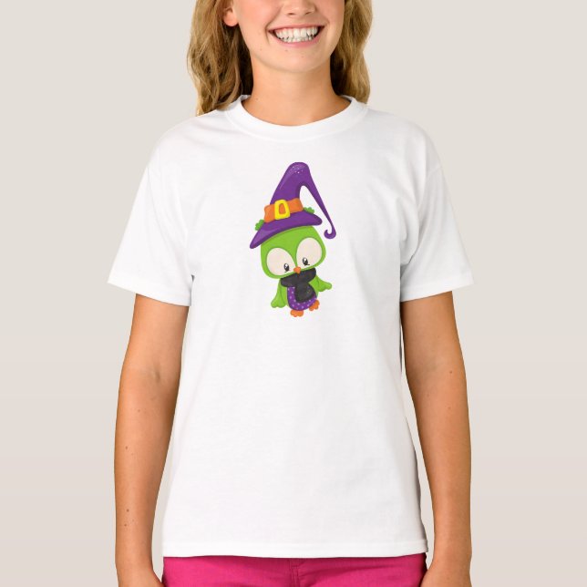 T-shirt Chouette d'Halloween, Chouette mignonne, Chouette  (Devant)