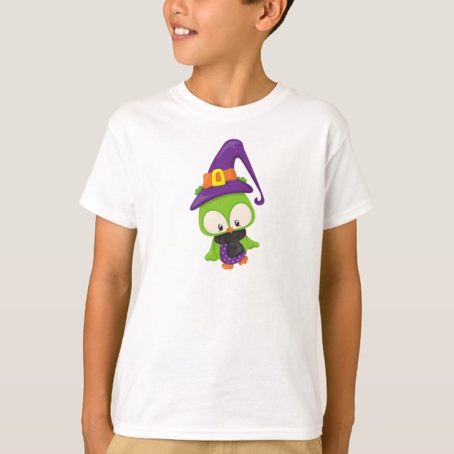 T-shirt Chouette d'Halloween, Chouette mignonne, Chouette  (Devant)