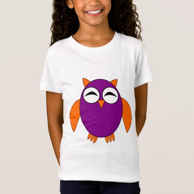 T-Shirt Chouette d'Halloween Enfants T Chemise (Devant)
