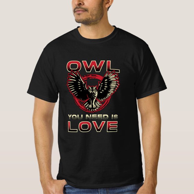 T-shirt Chouette d'observation d'oiseaux dont vous avez be (Devant)