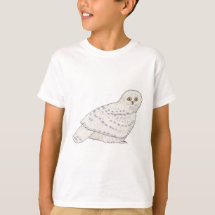 T-shirt Chouette harfang espèce d'oiseau art faunique