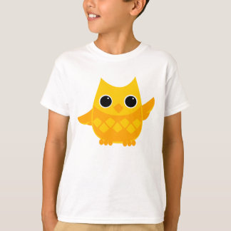 T-shirt Chouette jaune