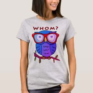 T-shirt Chouette mignonne avec une bonne grammaire #2