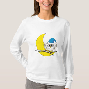 T-shirt Chouette neigeuse dans une nouvelle nuit d'hiver s